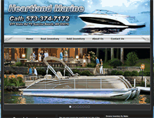 Tablet Screenshot of heartlandmarineboats.com